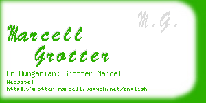 marcell grotter business card